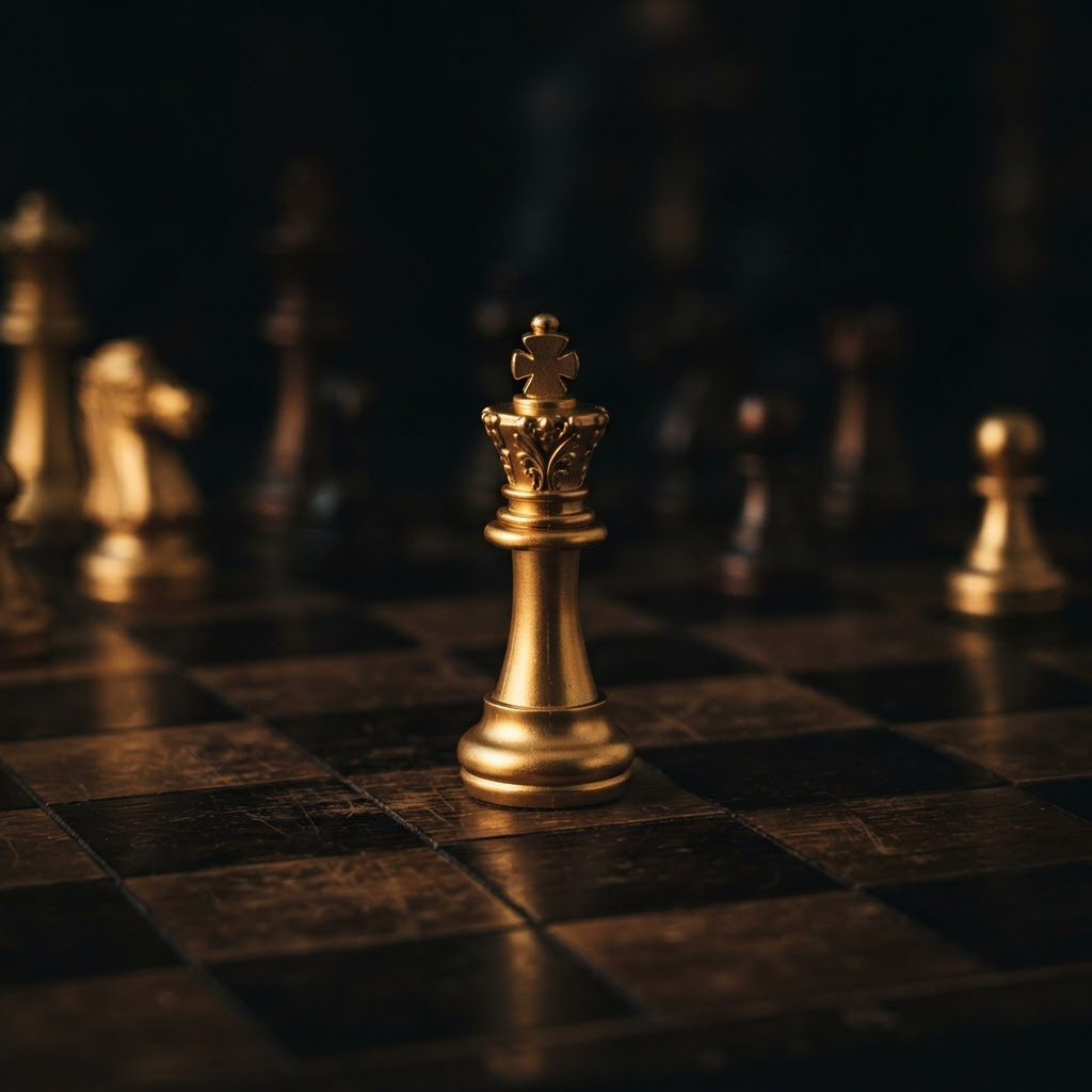 Chess king piece — strategy and the right move