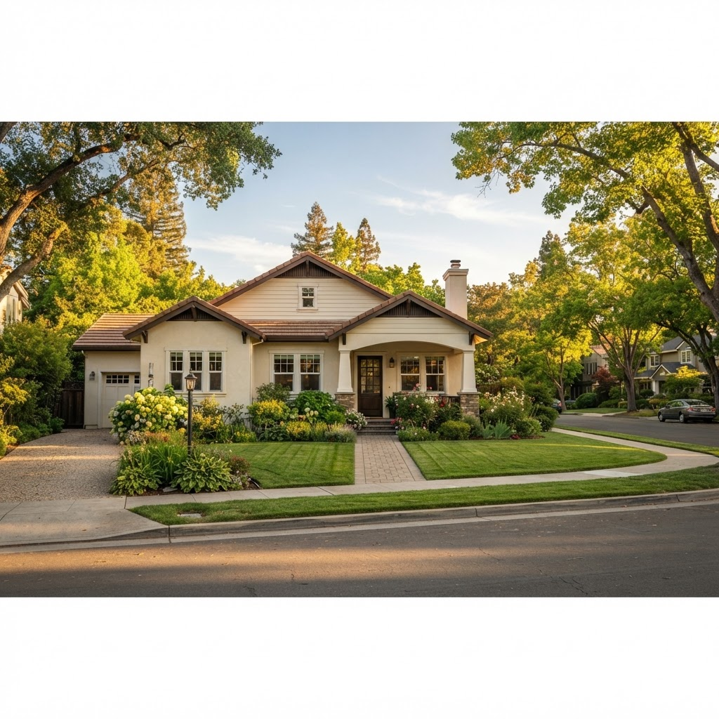 A quiet, well-maintained home on a peaceful neighborhood street
